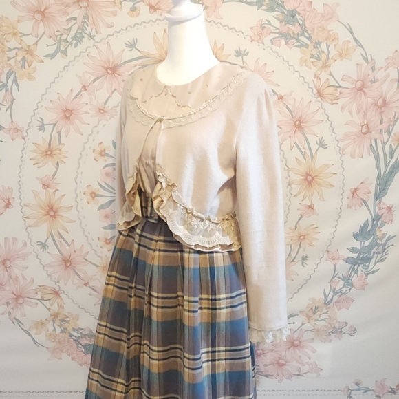 Axes Femme cardigan borelo coquette dollette soft girl cottage core shoujo - Picture 8 of 12